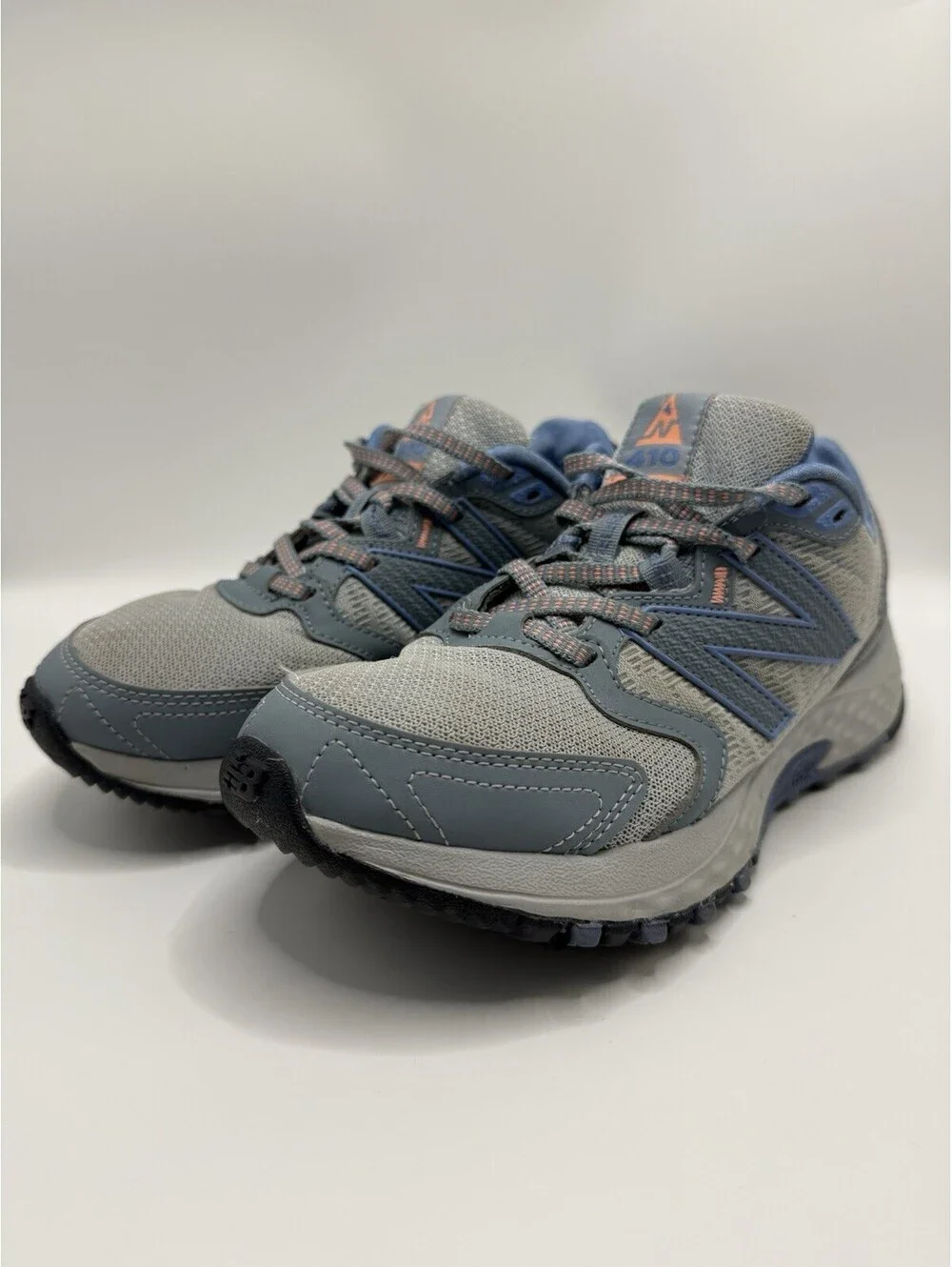 New Balance 410 V7 Shoes Womens 6.5 Blue Running Trail Hiking Sneakers WT410LG7